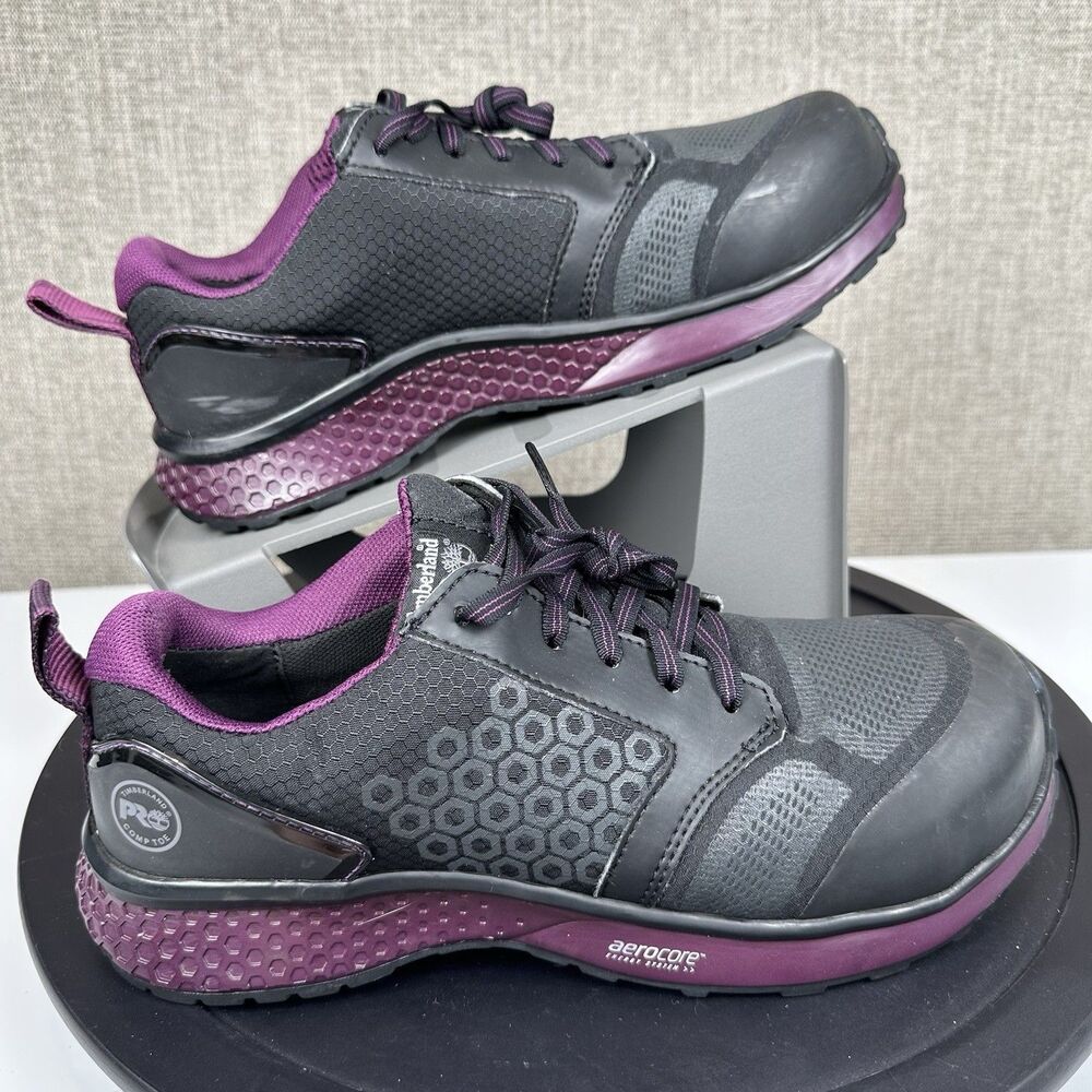 Timberland Pro 524 Shoes Womens 8.5 Composite Toe Work Sneaker #A2174 Non Slip
